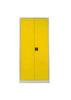 Demir Dolap Ofis 198 lik Dosya Dolabı Gri-Sarı