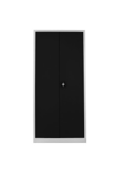 Demir Dolap Ofis 198 lik Dosya Dolabı Gri-Siyah