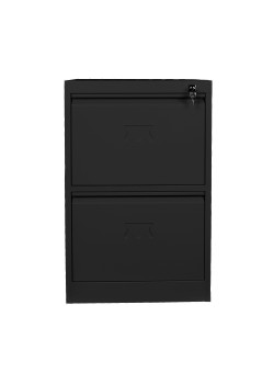 Demir Dolap Ofis 2 li Klasör Dolabı Siyah Demir Dolap Ofis 2 li Klasör Dolabı Siyah